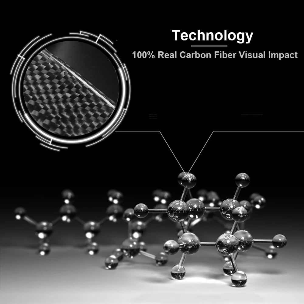 Real Carbon Fiber Headlight Eyelid Cover