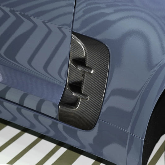Real Dry Carbon Fiber Side Fender Vent Cover