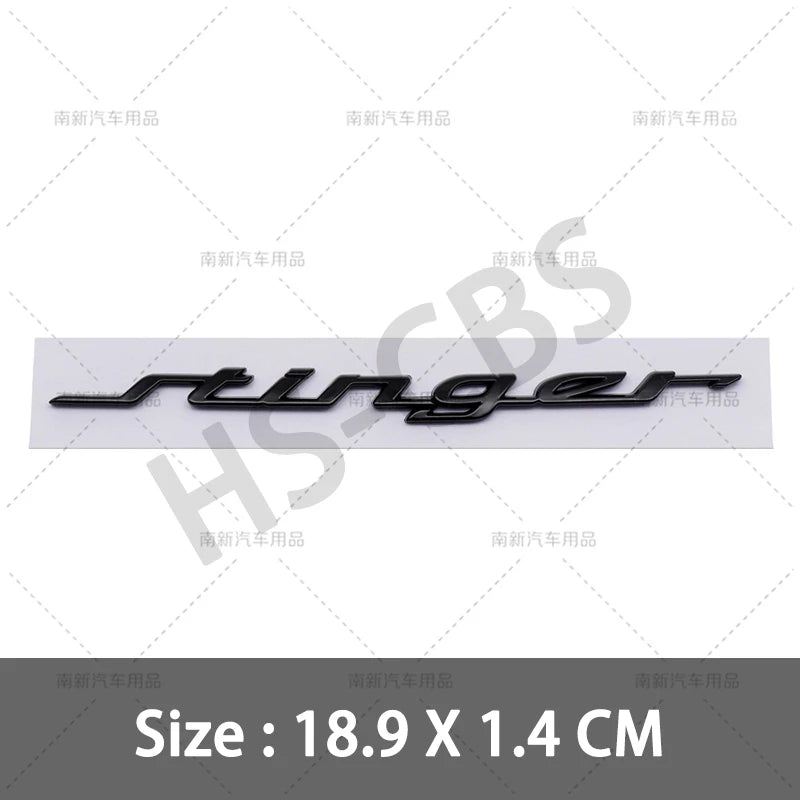 3D ABS Stinger Emblem