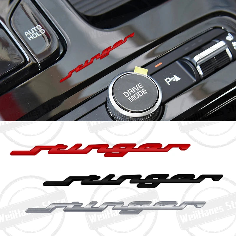 Metal For Stinger 3D Badge Car Air Conditioning Vent Instrument Panel