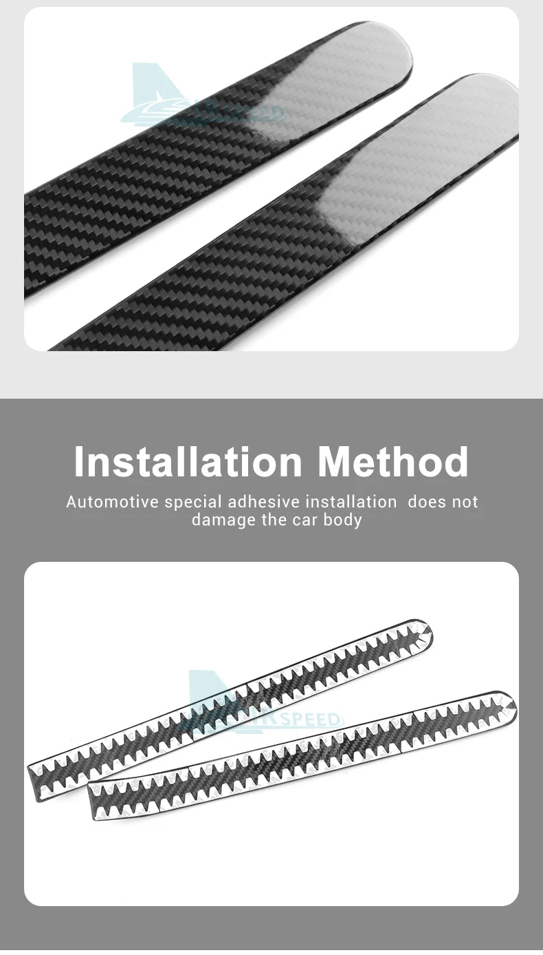 Real Hard Carbon Fibre Brake Light Trim