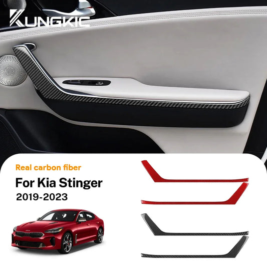 Real Soft Carbon Fibre Door Panel Trim LHD / RHD