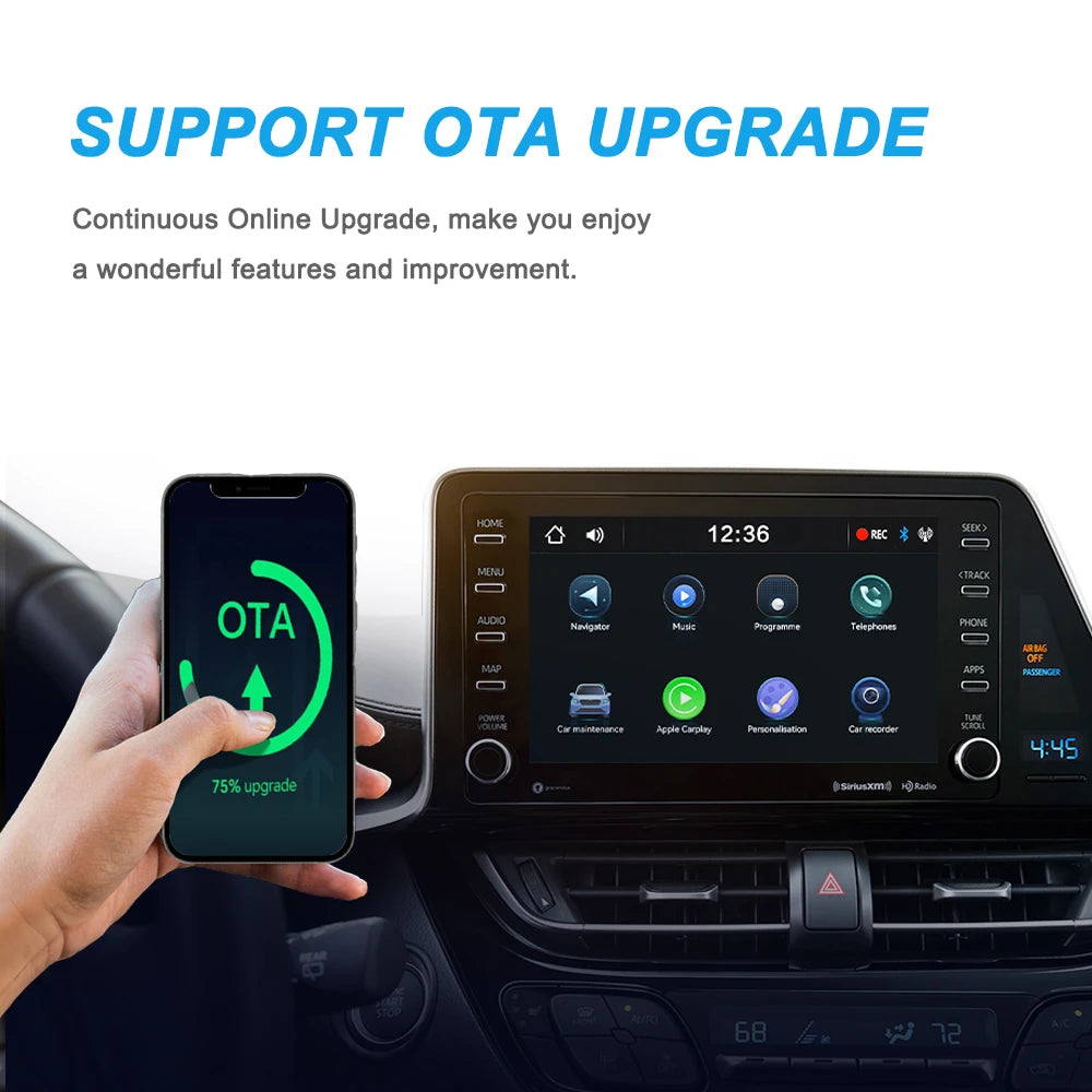 Mini 2 in1  Ai Box Wireless CarPlay & Android Auto Adapter