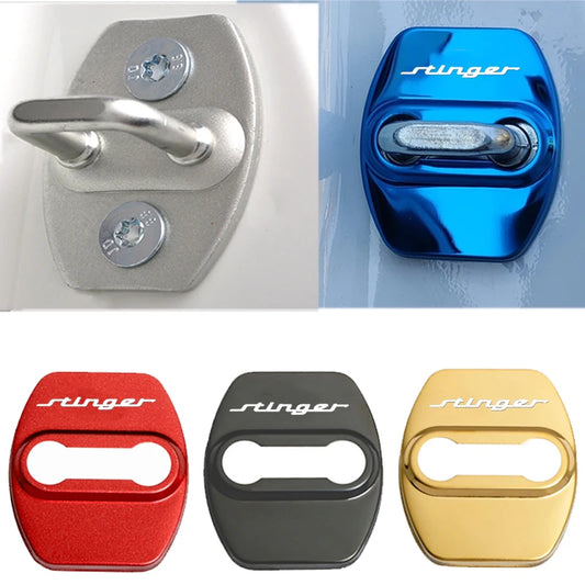 4pcs Stainless Steel Lock Cover
