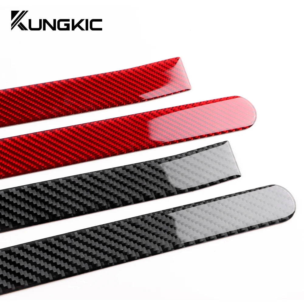 Real Soft Carbon Fiber Rear Brake Light Strip Trim