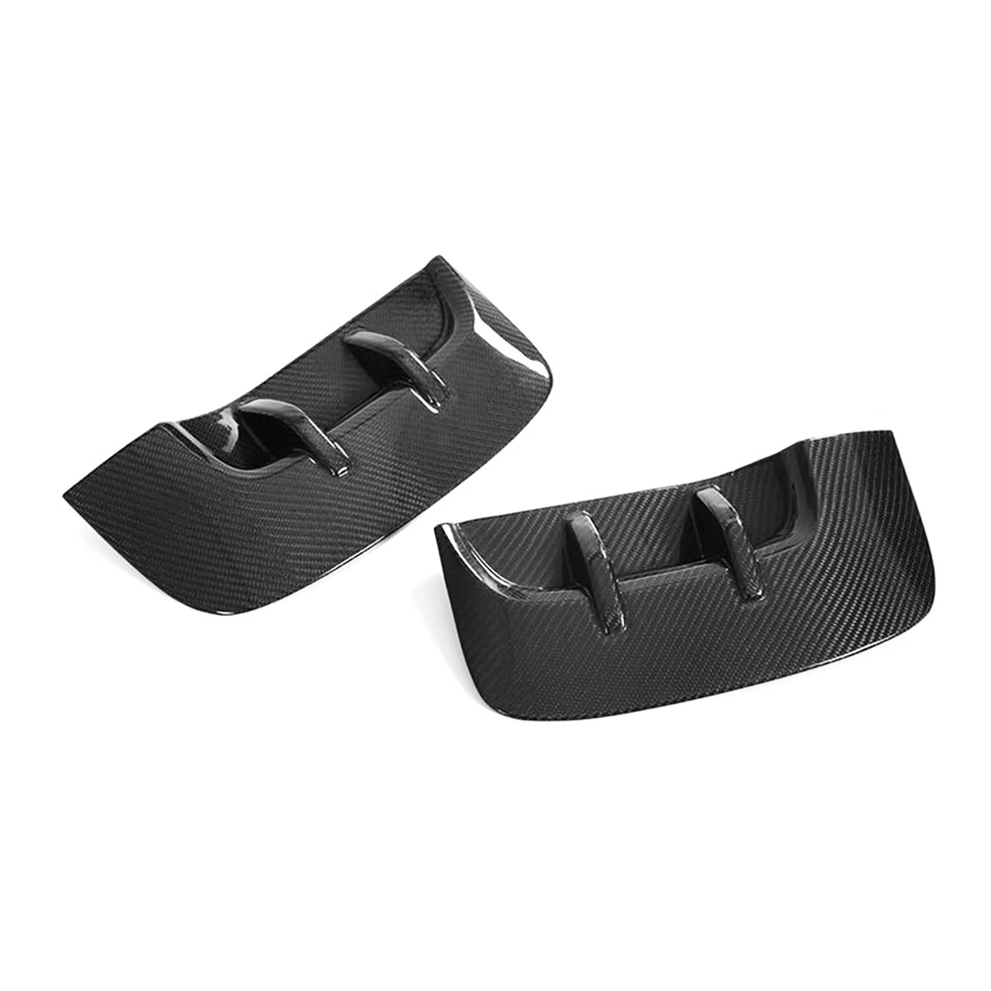 Real Dry Carbon Fiber Side Fender Vent Cover