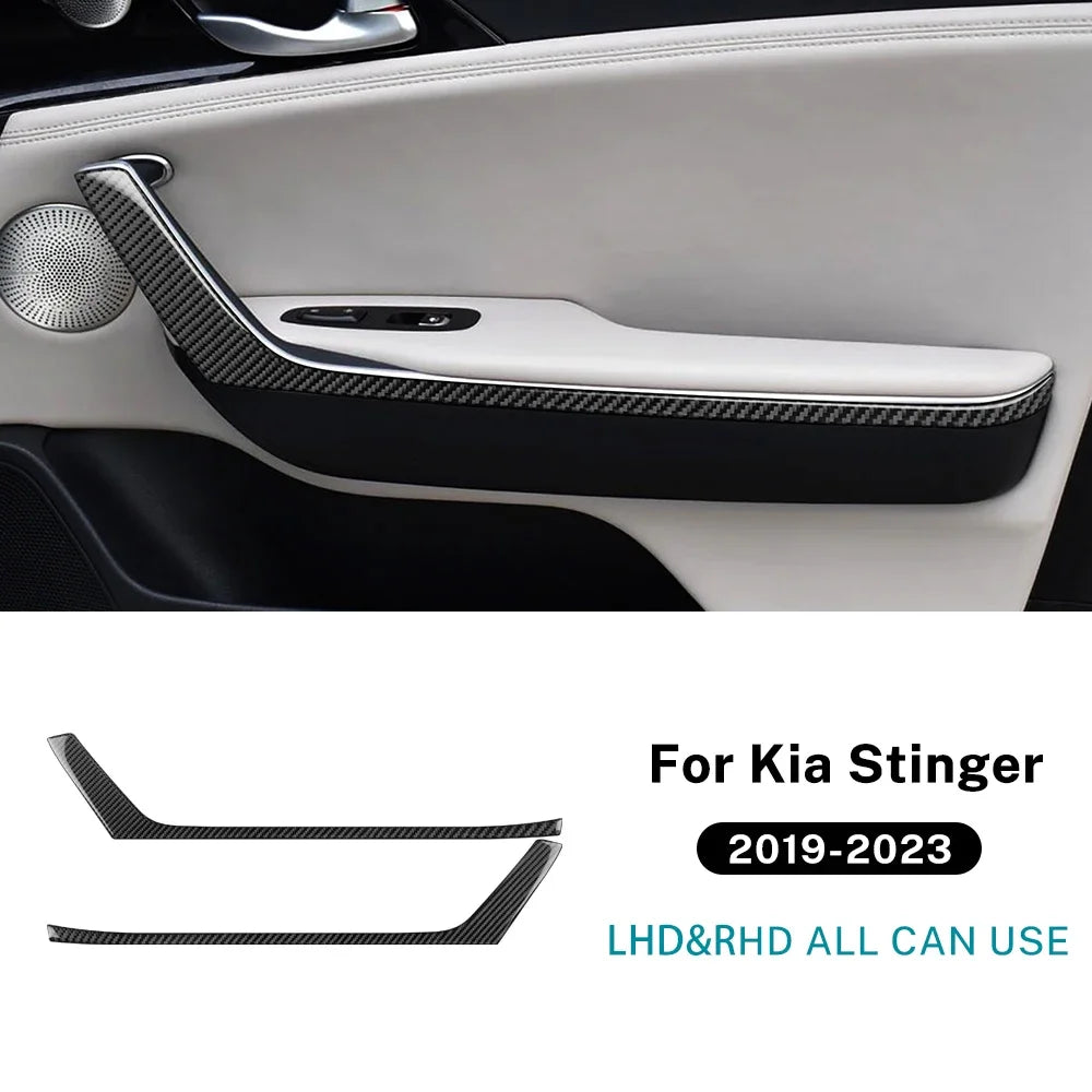 Real Soft Carbon Fibre Door Panel Trim LHD / RHD