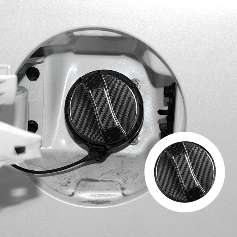 Real Carbon Fiber Inner Fuel Tank Cap Cover