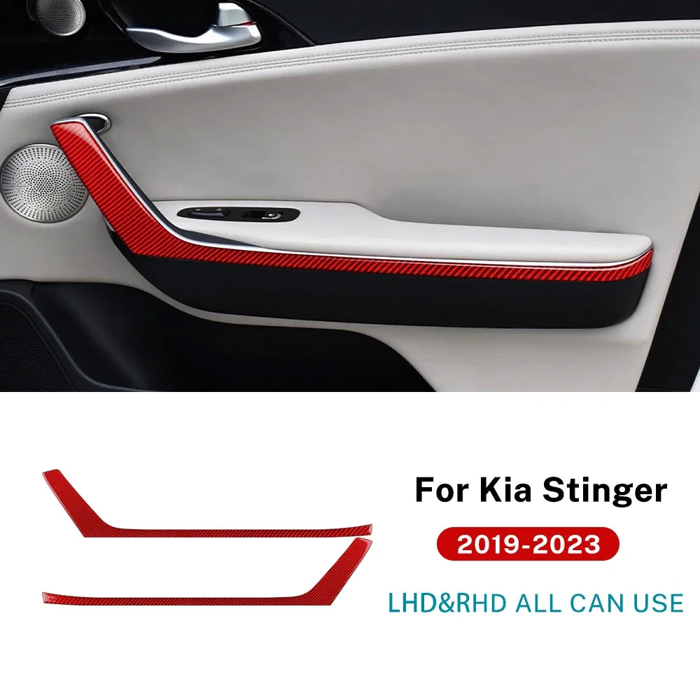 Real Soft Carbon Fibre Door Panel Trim LHD / RHD