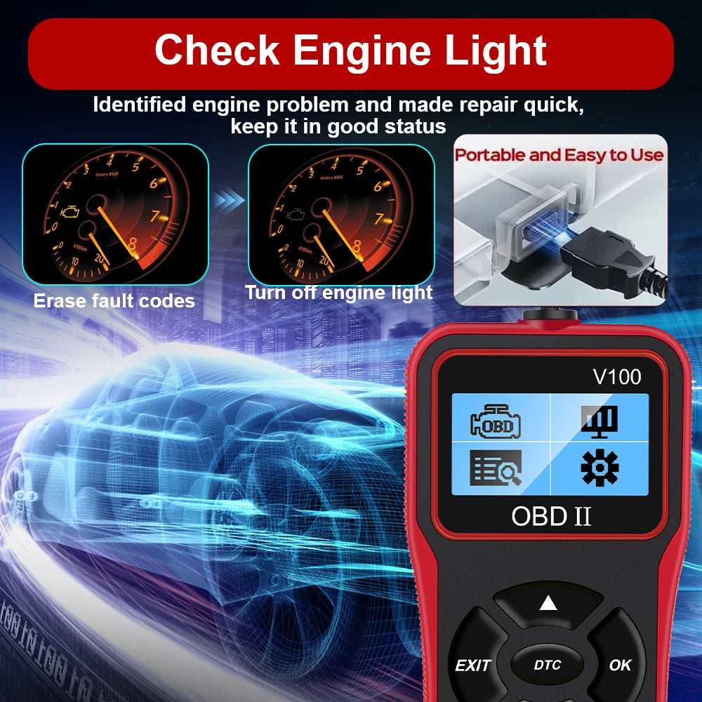 OBD2 Code Reader Car Diagnostic Tool