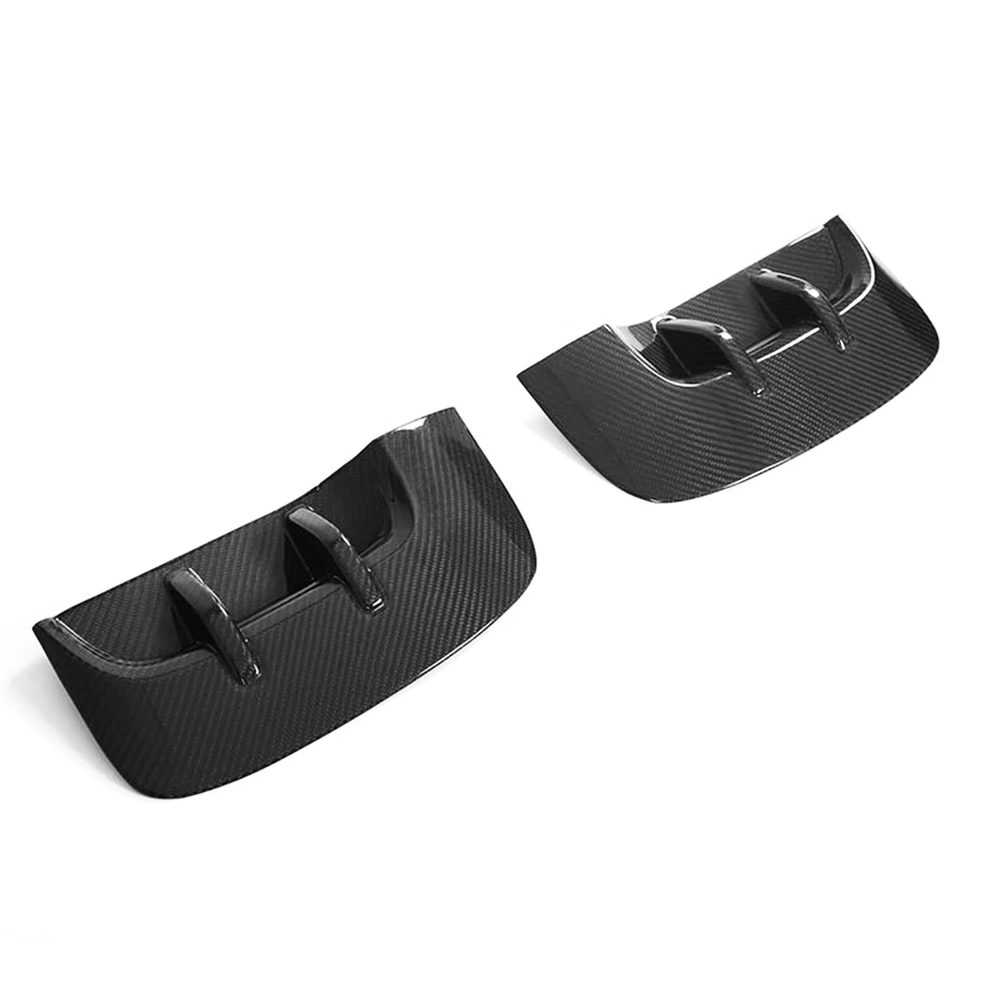 Real Dry Carbon Fiber Side Fender Vent Cover