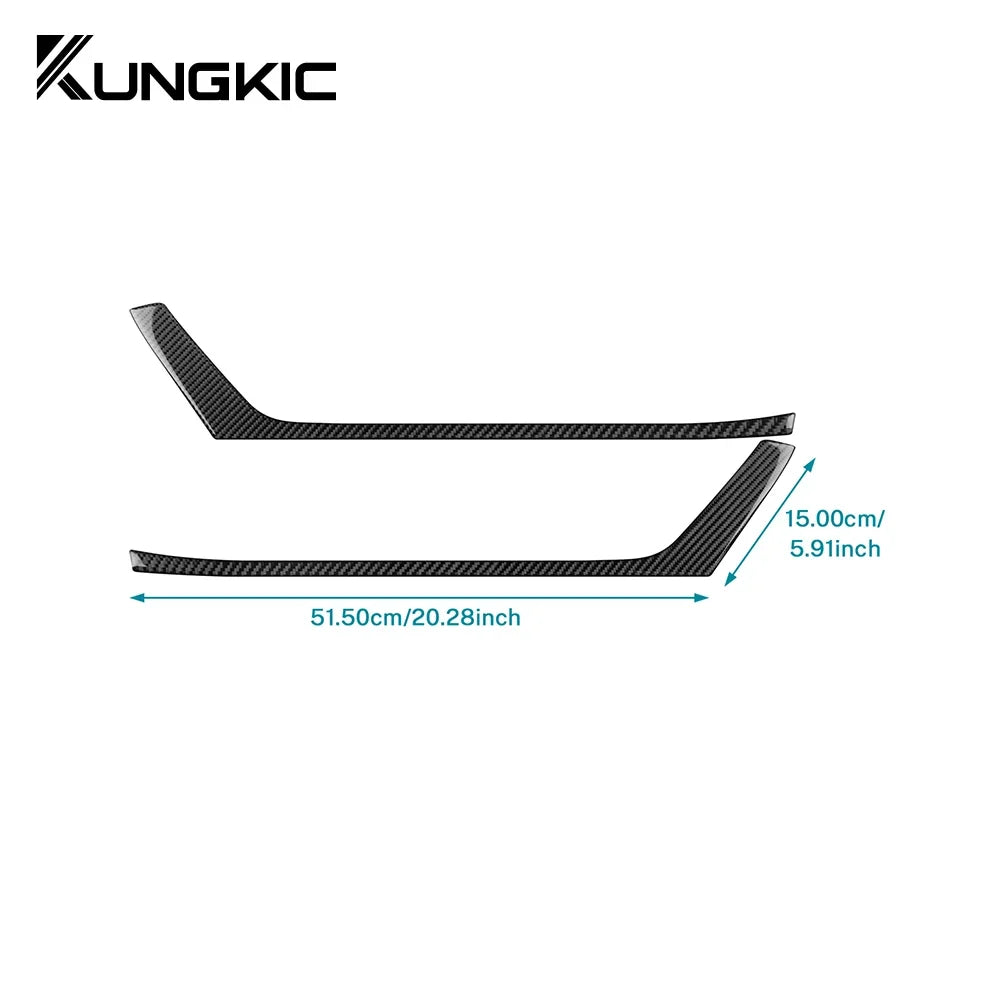 Real Soft Carbon Fibre Door Panel Trim LHD / RHD