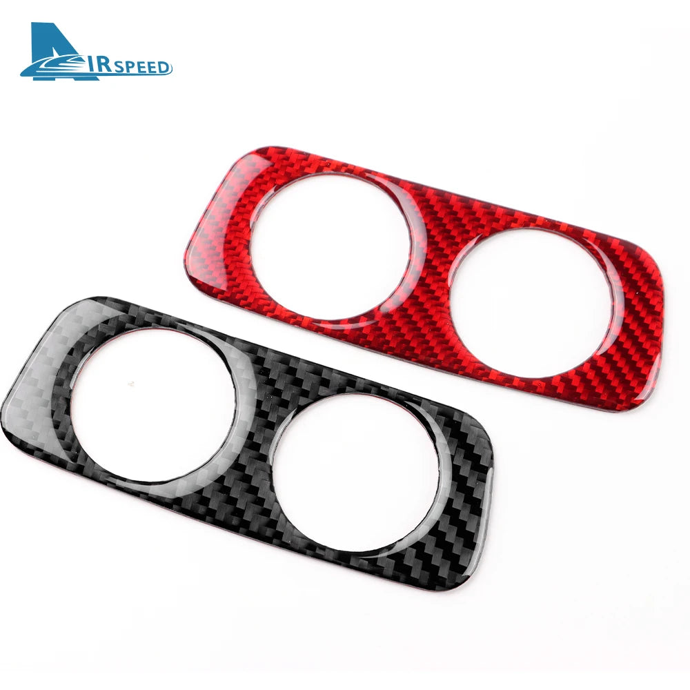 Real Soft Carbon Fiber Rear Charging Port Surround