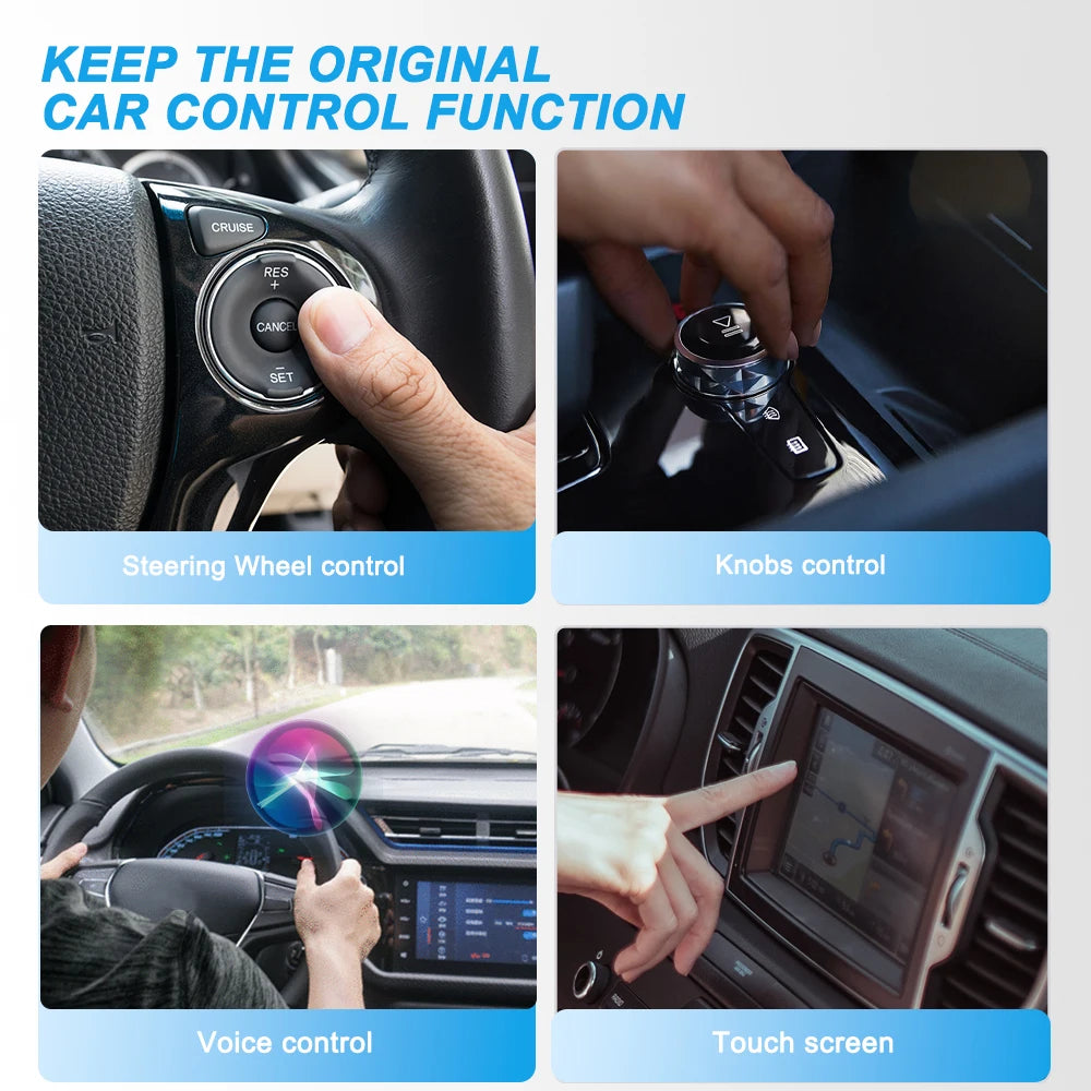 Mini 2 in1  Ai Box Wireless CarPlay & Android Auto Adapter