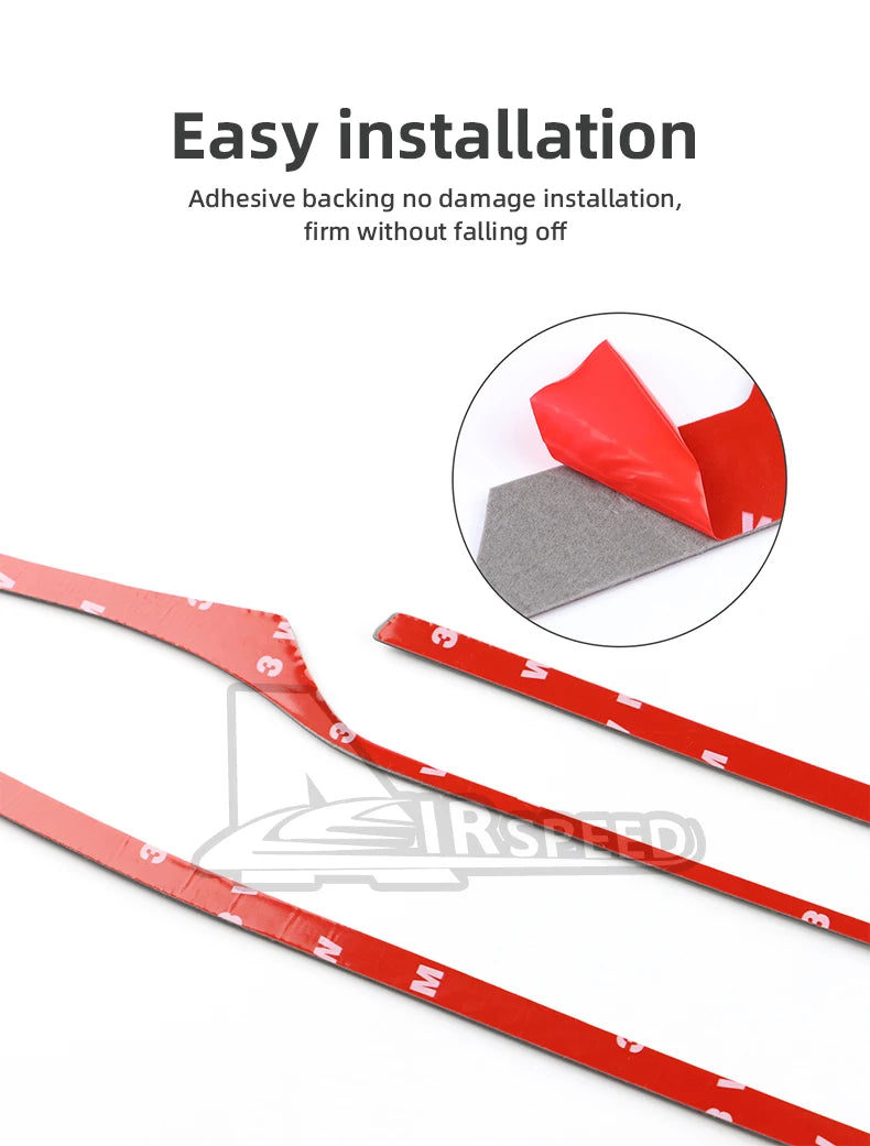 Real Soft Carbon Fibre Central Control Trim Strip