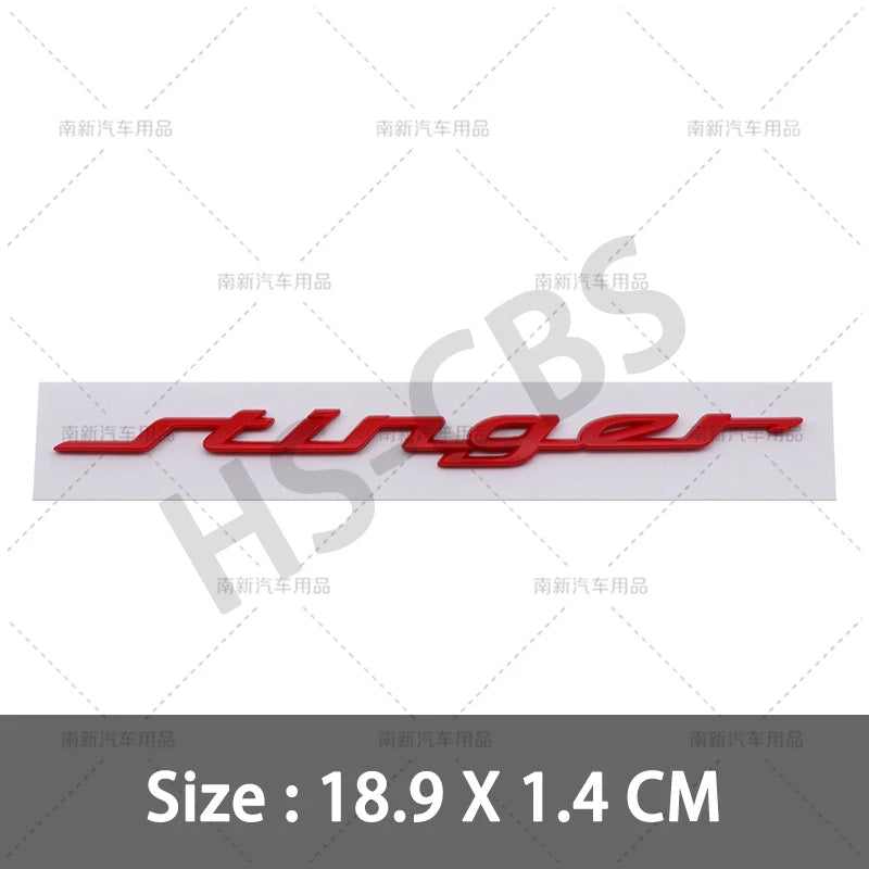 3D ABS Stinger Emblem