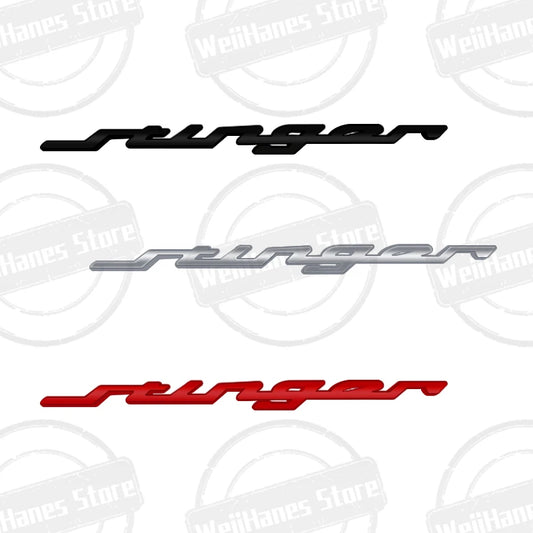 Metal For Stinger 3D Badge Car Air Conditioning Vent Instrument Panel
