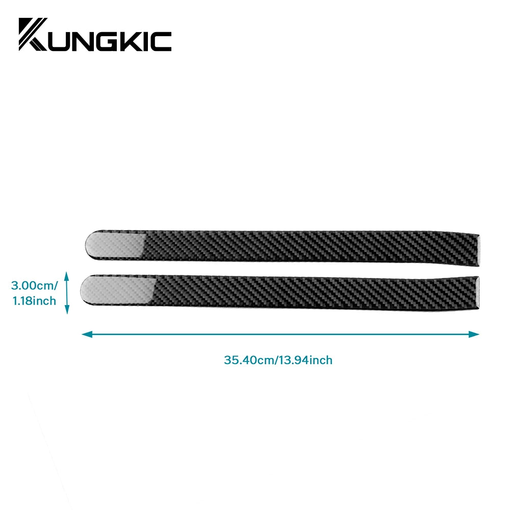 Real Soft Carbon Fiber Rear Brake Light Strip Trim