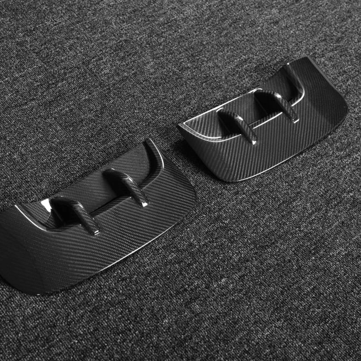 Real Dry Carbon Fiber Side Fender Vent Cover
