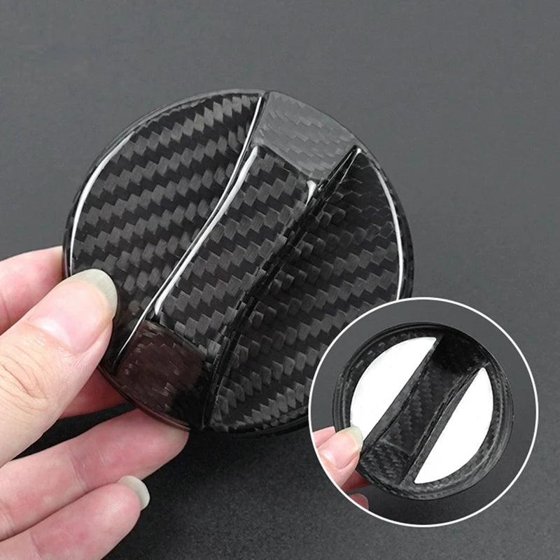 Real Carbon Fiber Inner Fuel Tank Cap Cover