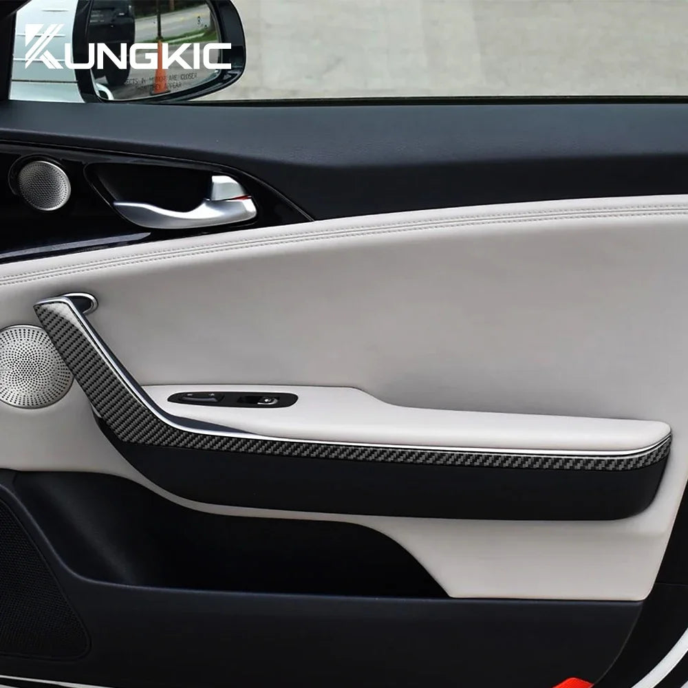 Real Soft Carbon Fibre Door Panel Trim LHD / RHD