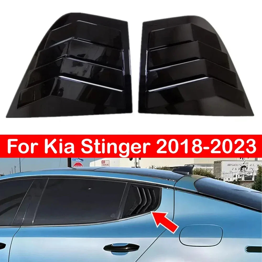 For Kia Stinger 2018 - 2023 Car Rear Window Louver Shutter Cover