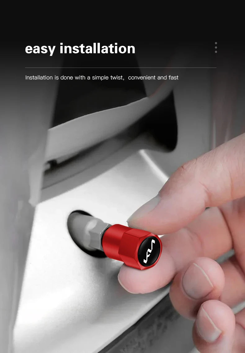 4Pcs Wheel Valve Caps