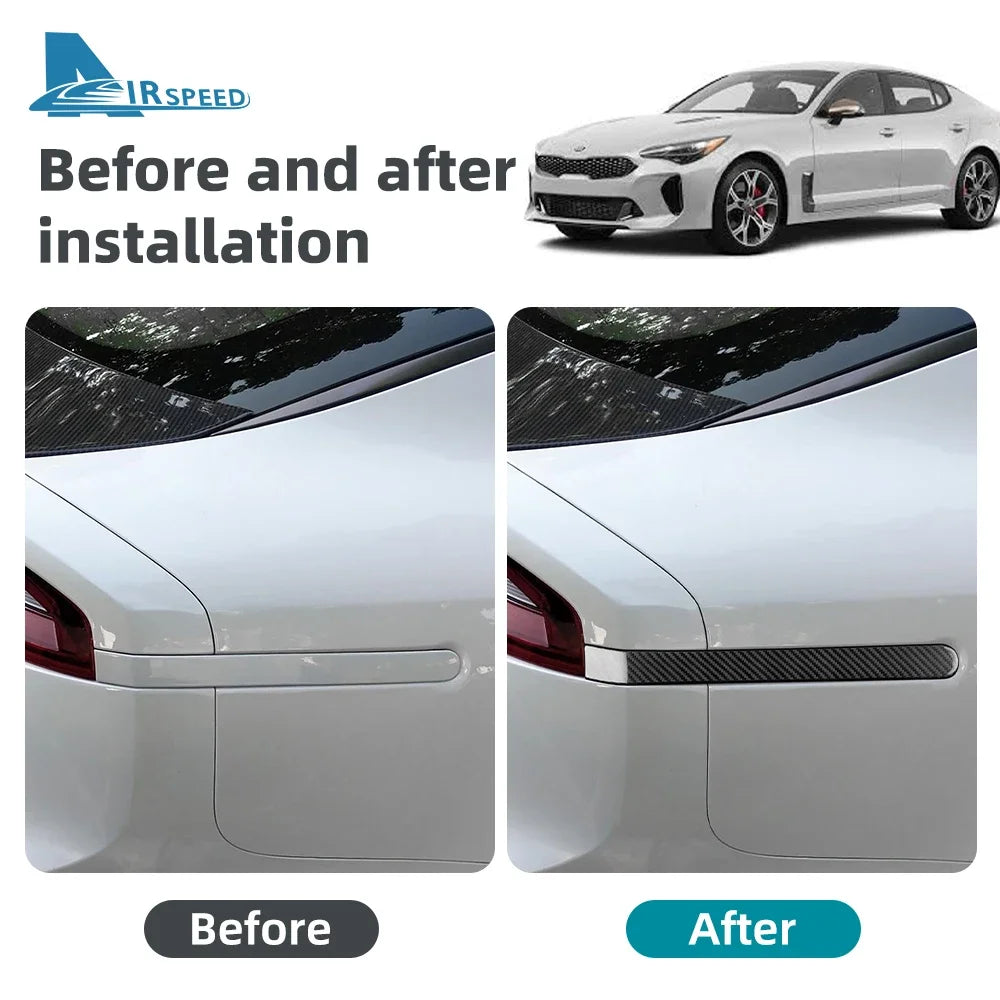 Real Hard Carbon Fibre Brake Light Trim