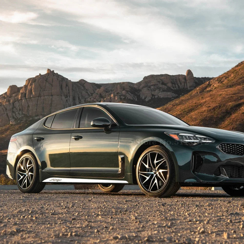 For KIA Stinger GT Door Both Side Skirt Sticker