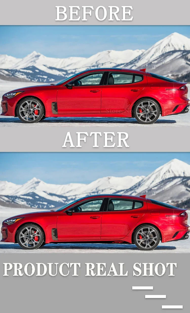 For KIA Stinger GT Door Both Side Skirt Sticker