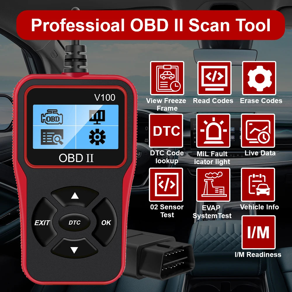 OBD2 Code Reader Car Diagnostic Tool