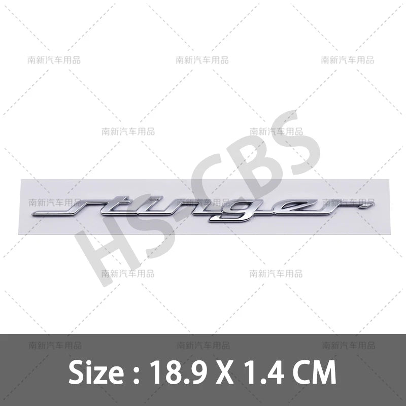 3D ABS Stinger Emblem