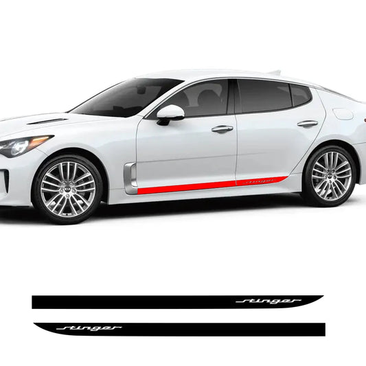 Sport Stripes Door Side Skirt Decal