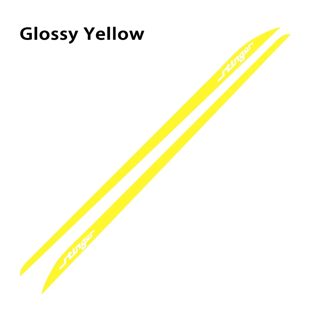 For KIA Stinger GT Door Both Side Skirt Sticker