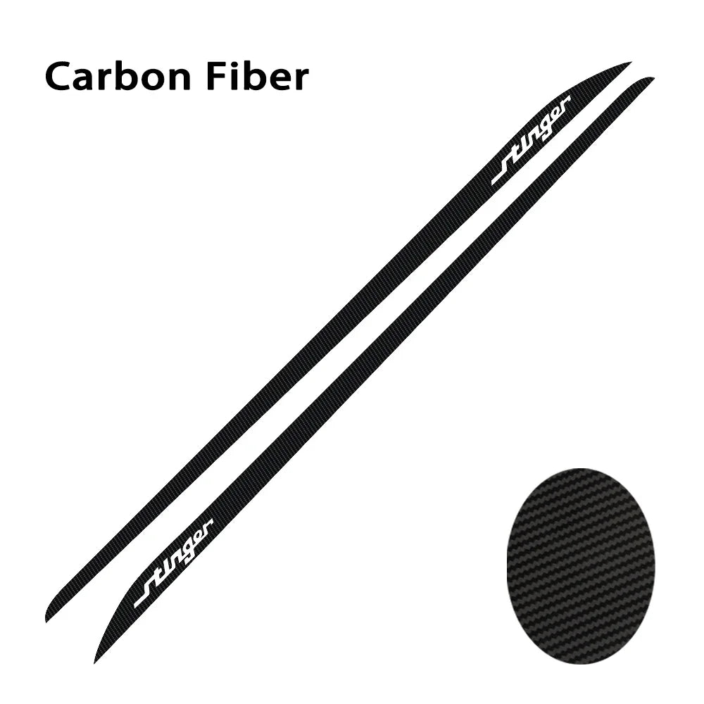 For KIA Stinger GT Door Both Side Skirt Sticker